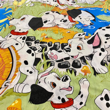 Load image into Gallery viewer, Vintage Disney 101 Dalmatians Twin Flat Sheet
