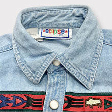 Load image into Gallery viewer, Vintage eclipse Denim/Aztec Shirts 3T (90-95cm)
