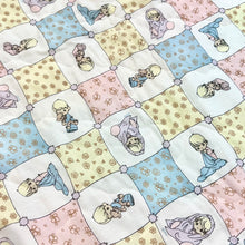 Load image into Gallery viewer, Vintage Precious Moments Crib Quilt Blanket and Bumpers
