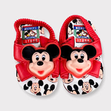 Load image into Gallery viewer, Vintage Walt Disney Mickey Mouse Strap Flip Flop Size 5
