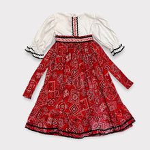 Load image into Gallery viewer, Vintage Martha’s Miniatures Bandana Design Maxi Dress Approx 12-18M
