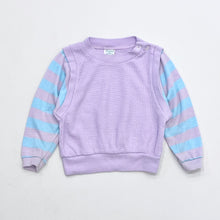 画像をギャラリービューアに読み込む, Vintage Camptown Pastel Color Striped Vest Long Sleeve T-shirts 18M (80cm)
