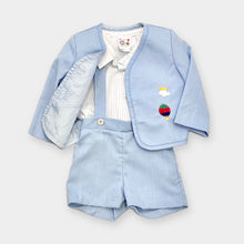 Load image into Gallery viewer, Vintage Winnie the Pooh Outfit Set Pastel Blue M/9-12M (70-75cm)
