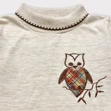 Load image into Gallery viewer, Vintage Health-Tex Owl Appliqué Turtleneck Shirts 2T
