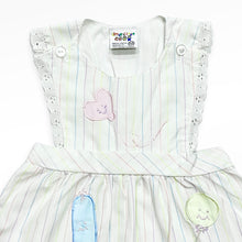 Load image into Gallery viewer, Vintage Little Little Balloon Embroidery Apron Dress 0-6M
