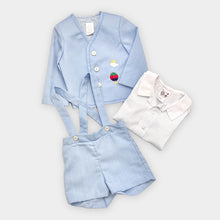 Load image into Gallery viewer, Vintage Winnie the Pooh Outfit Set Pastel Blue M/9-12M (70-75cm)
