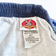 Load image into Gallery viewer, Vintage 1998 Looney Tunes Taz Nylon Pants Navy Blue 4T (100cm)
