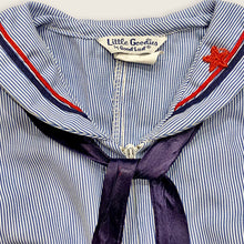 Load image into Gallery viewer, Vintage Good Lad Nautical Sailor Striped Rompers 6-9M (65-70cm)
